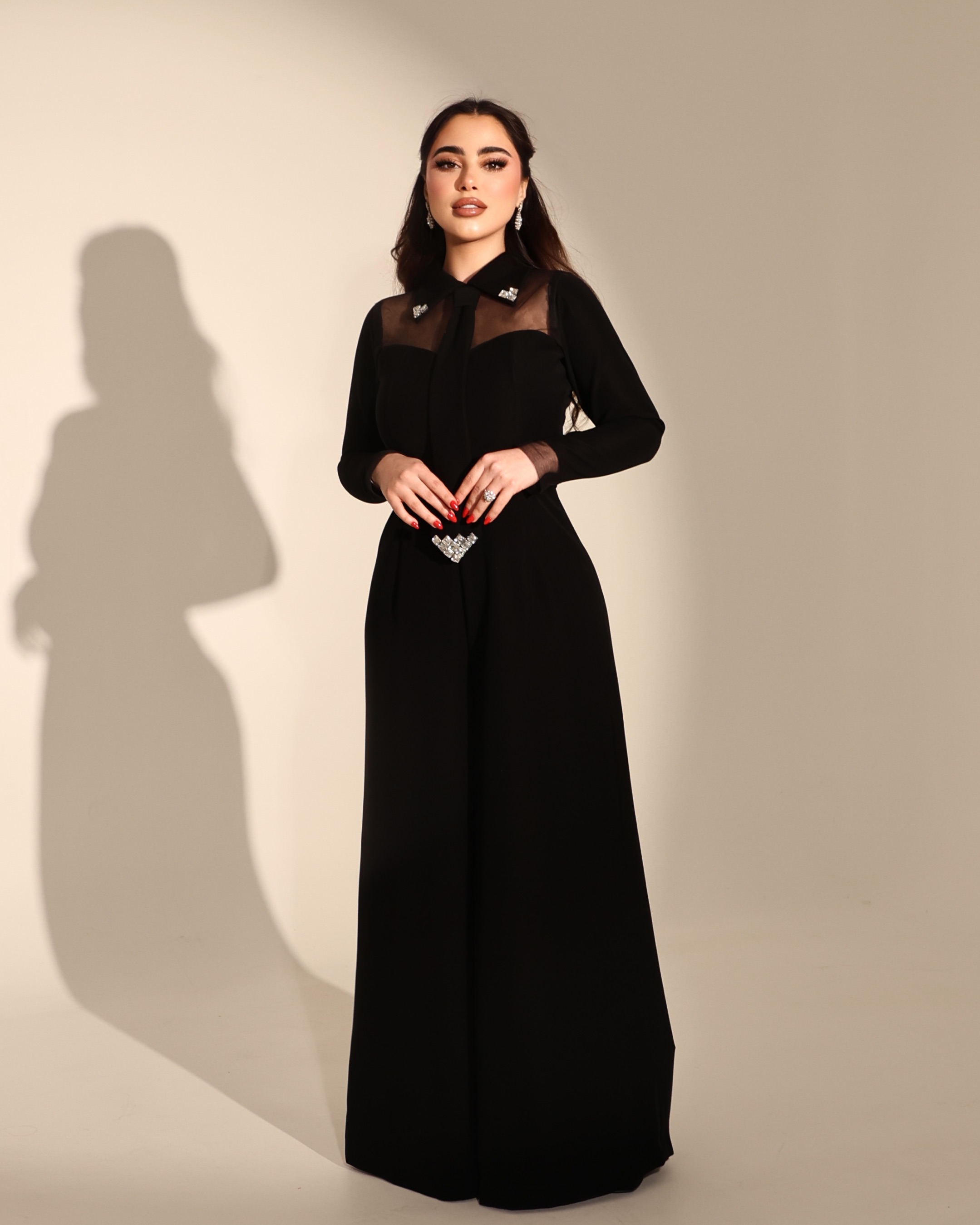 Collared jumpsuit