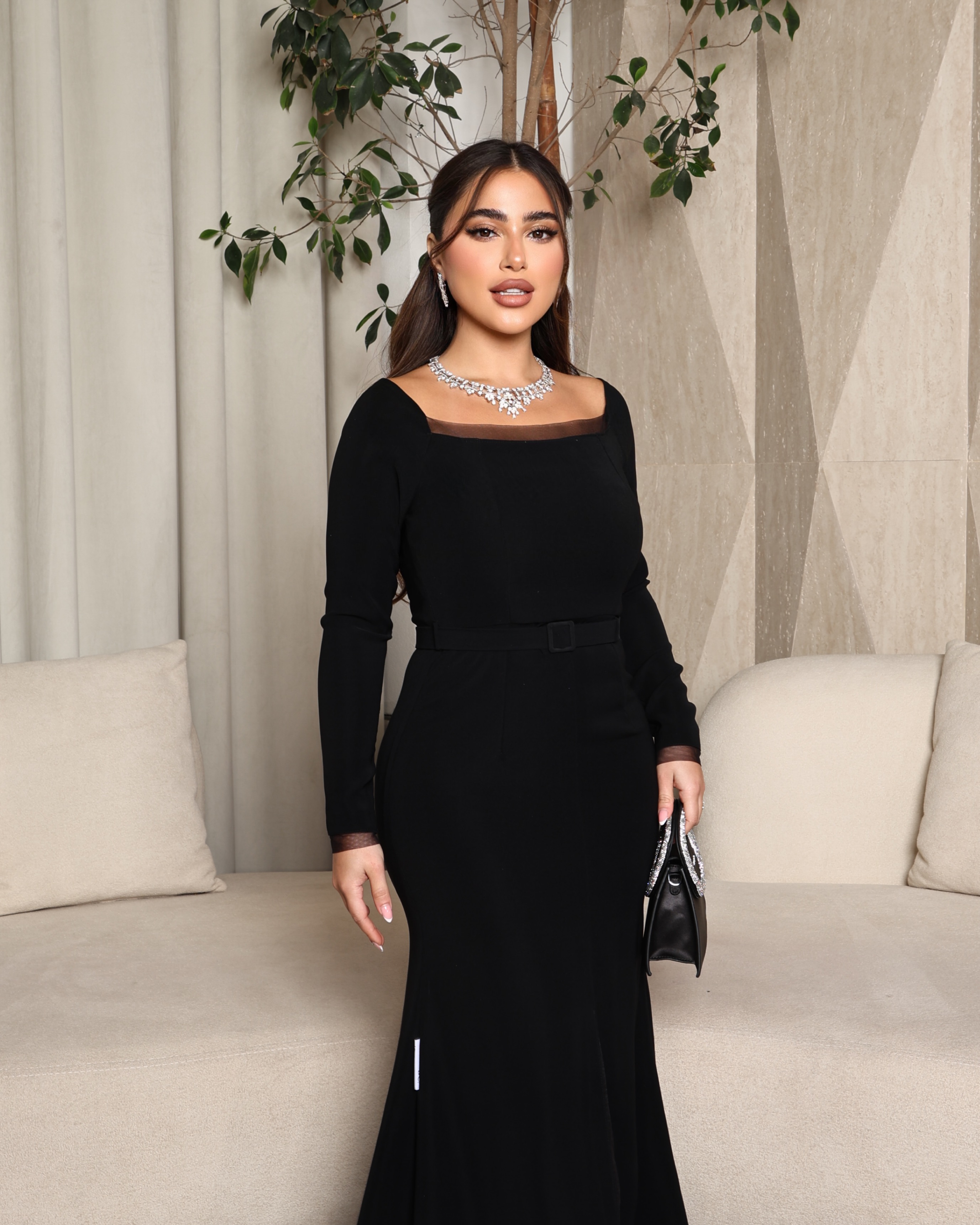 Tulle evening dress