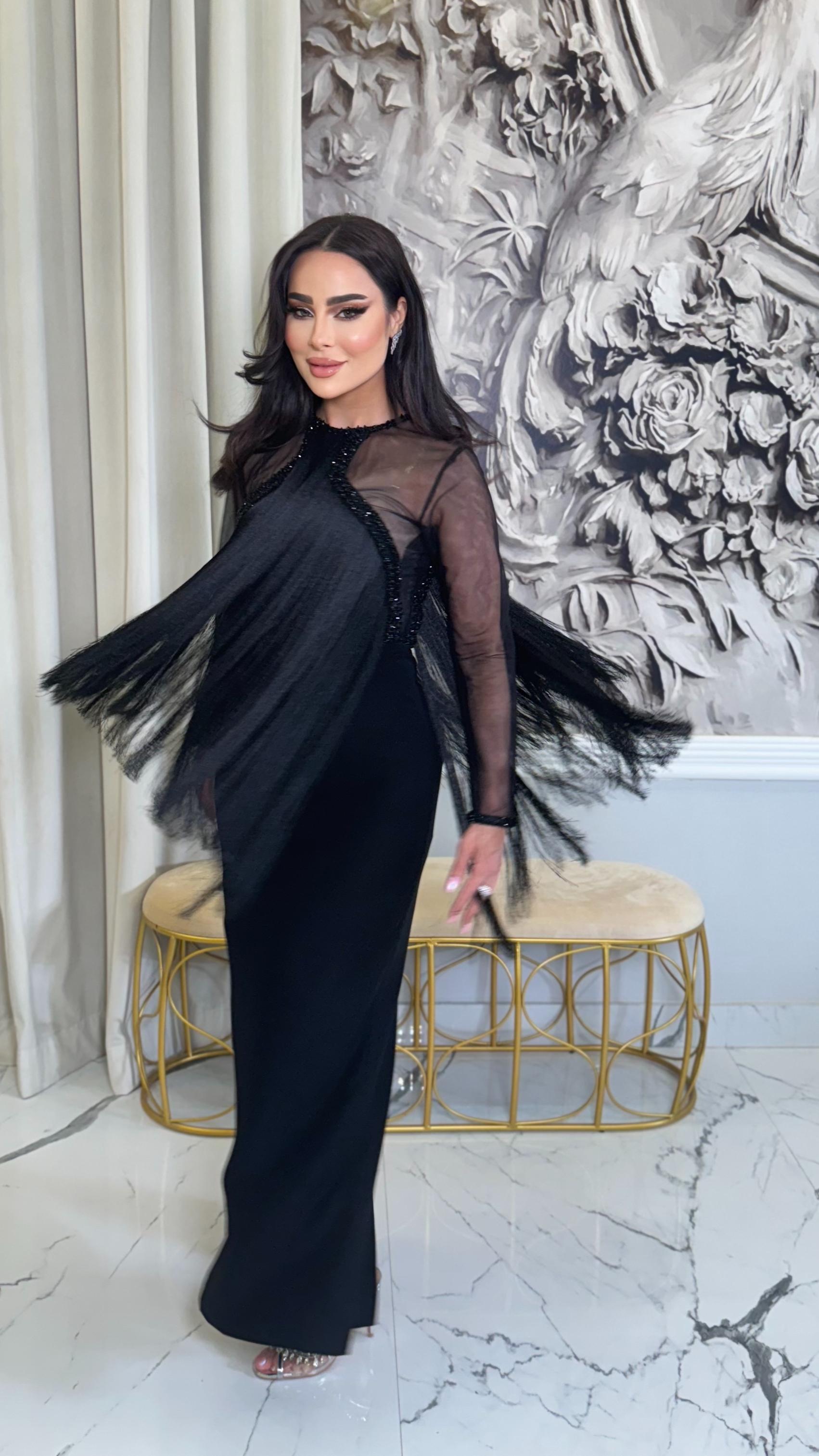 Grey Fringa Dress. 
